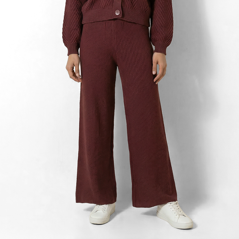 Bonassa Tricot - Women - Fang Casual Acrylic Knit Cardigan Set